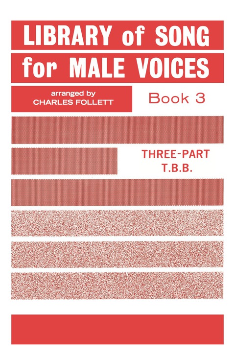 Cover image for book Library of Songs for Male Voices, Book III: 3-Part (TBB)