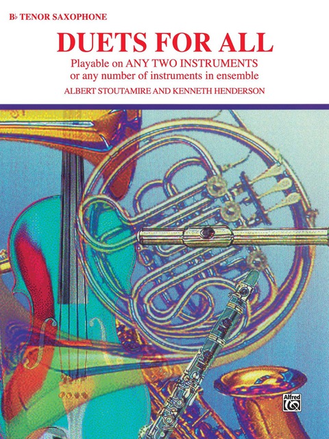 Cover image for book Duets for All: For Tenor Saxophone