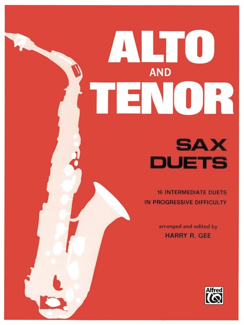 Cover image for book Alto and Tenor Sax Duets: Intermediate Saxophone Duet Collection