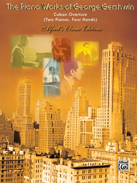 Cover image for book Cuban Overture: For Advanced Piano Duet (2 Pianos, 4 Hands)