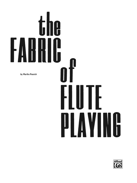 Cover image for book The Fabric of Flute Playing