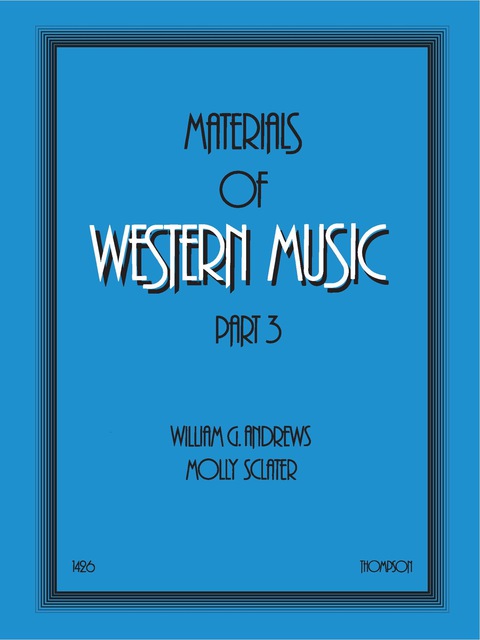 Cover image for book Materials of Western Music