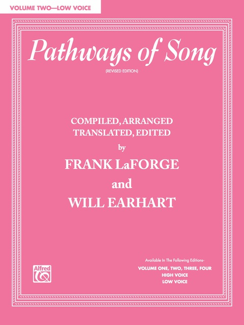 Cover image for book Pathways of Song, Volume 2 (Low Voice)