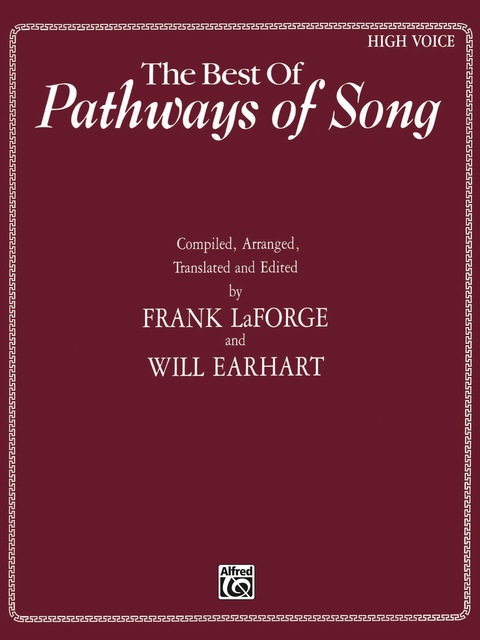 Cover image for book The Best of Pathways of Song - High Voice: Vocal Collection