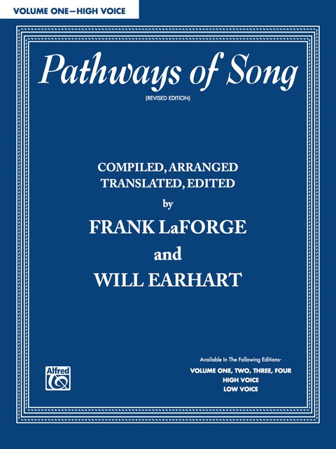 Cover image for book Pathways of Song, Volume 1 (High Voice)