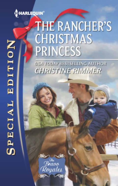 Cover image for book The Rancher's Christmas Princess
