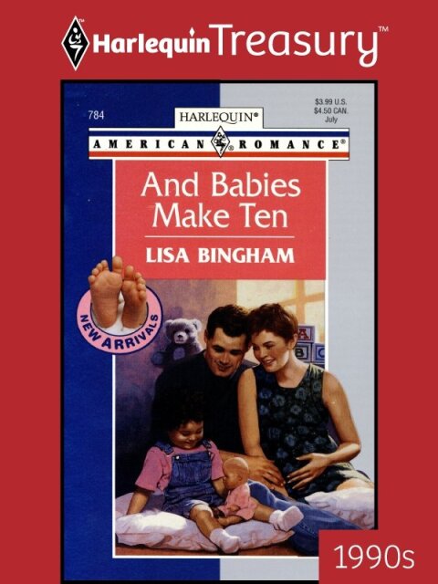 Cover image for book AND BABIES MAKE TEN