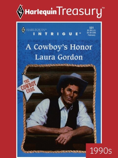 Cover image for book A COWBOY'S HONOR
