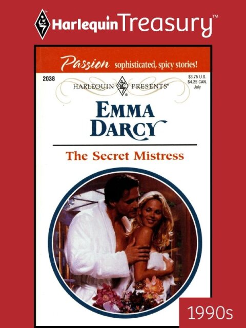 Cover image for book THE SECRET MISTRESS