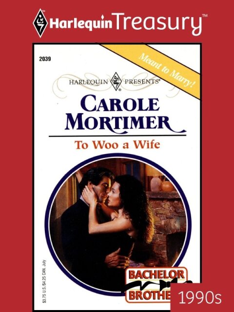 Cover image for book TO WOO A WIFE
