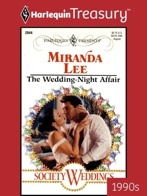Cover image for book THE WEDDING-NIGHT AFFAIR