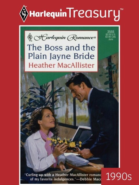 Cover image for book THE BOSS AND THE PLAIN JAYNE BRIDE