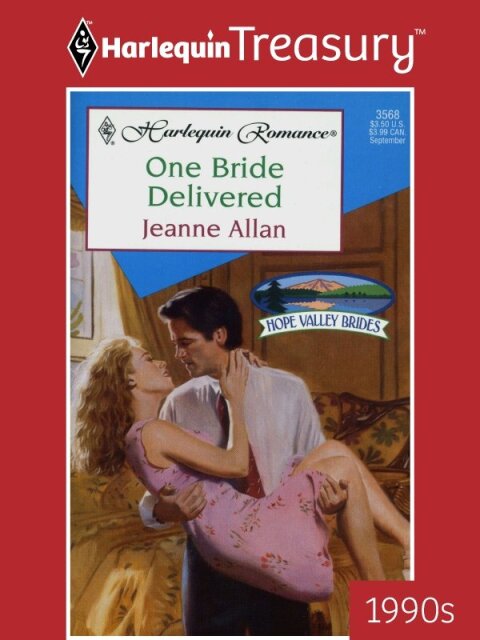 Cover image for book ONE BRIDE DELIVERED