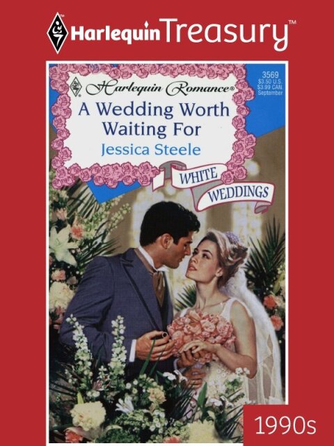 Cover image for book A WEDDING WORTH WAITING FOR