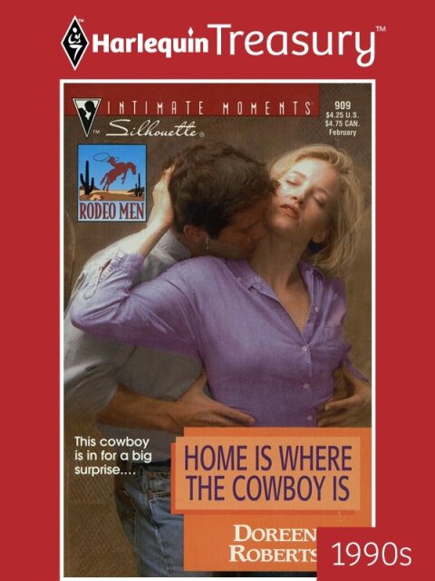 Cover image for book HOME IS WHERE THE COWBOY IS