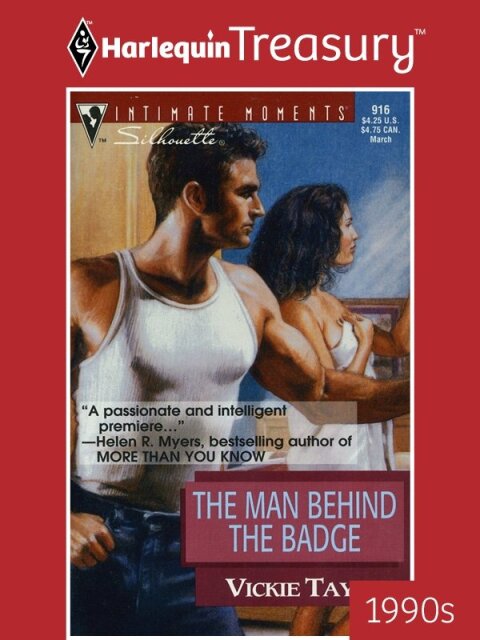 Cover image for book THE MAN BEHIND THE BADGE