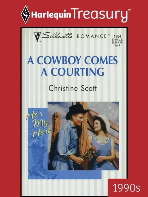 Cover image for book A COWBOY COMES A COURTING