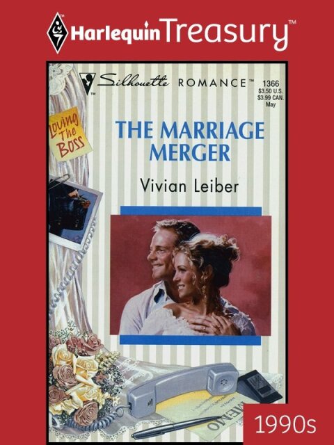 Cover image for book THE MARRIAGE MERGER