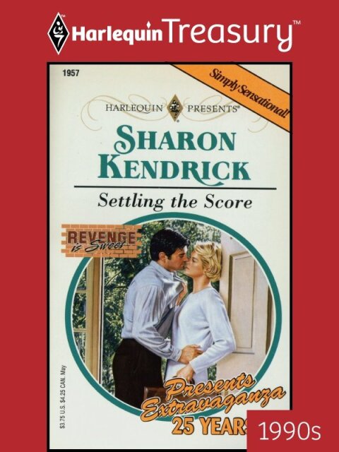 Cover image for book SETTLING THE SCORE