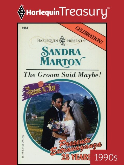 Cover image for book THE GROOM SAID MAYBE!