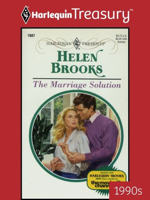 Cover image for book THE MARRIAGE SOLUTION