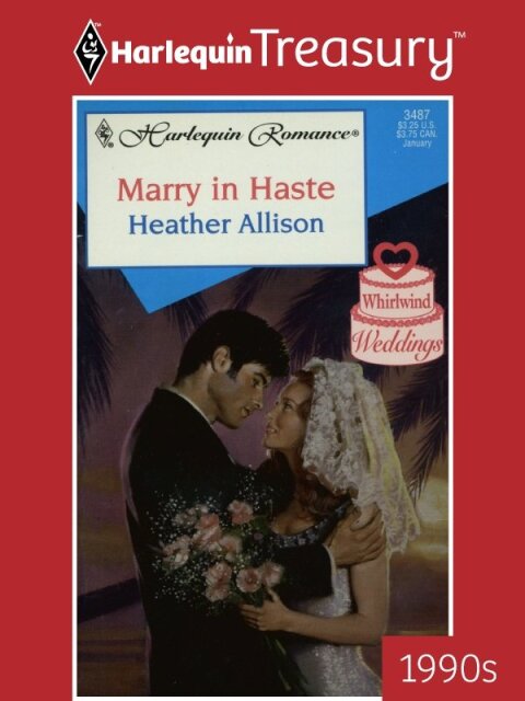 Cover image for book MARRY IN HASTE