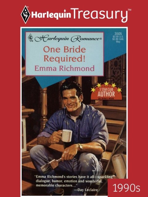 Cover image for book ONE BRIDE REQUIRED!