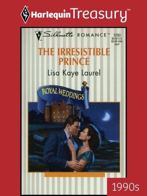 Cover image for book THE IRRESISTIBLE PRINCE