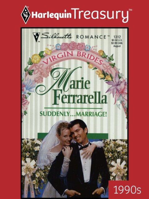 Cover image for book SUDDENLY...MARRIAGE!