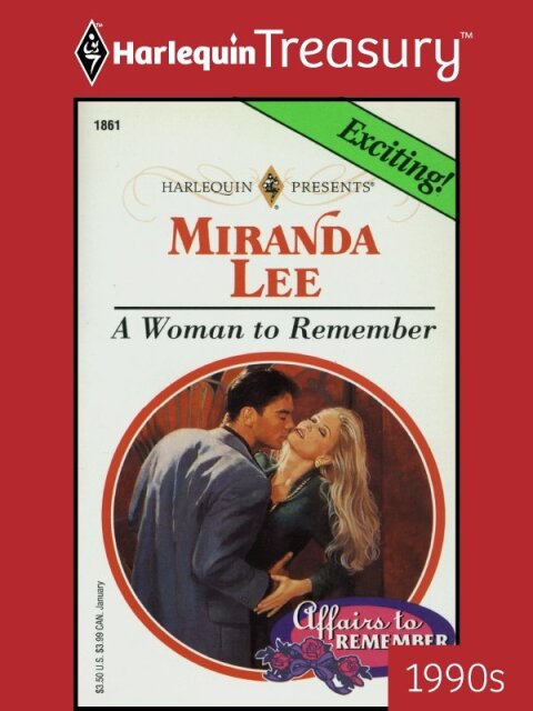 Cover image for book A WOMAN TO REMEMBER