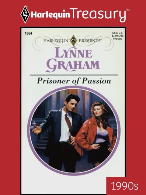 Cover image for book PRISONER OF PASSION