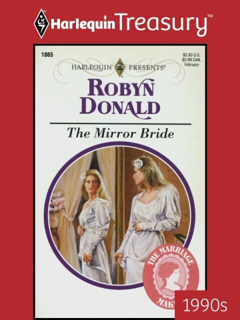 Cover image for book THE MIRROR BRIDE