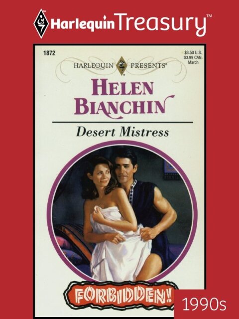 Cover image for book DESERT MISTRESS