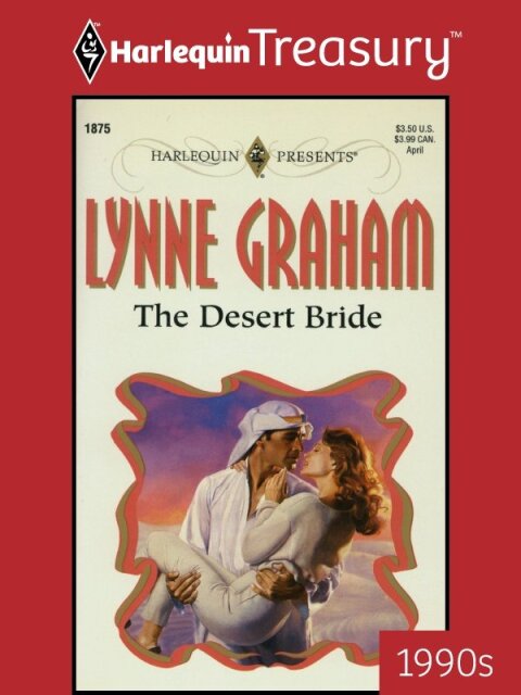 Cover image for book THE DESERT BRIDE