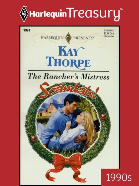 Cover image for book THE RANCHER'S MISTRESS