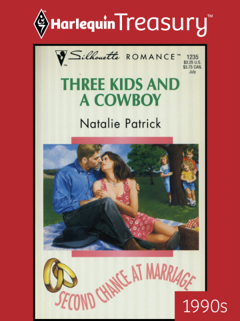 Cover image for book THREE KIDS AND A COWBOY