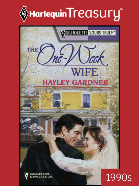 Cover image for book THE ONE-WEEK WIFE