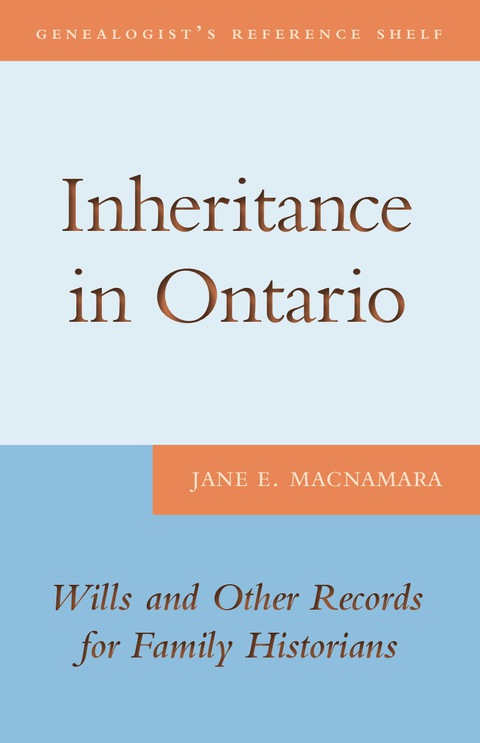 Cover image for book Inheritance in Ontario