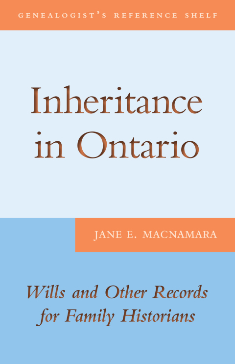 Cover image for book Inheritance in Ontario