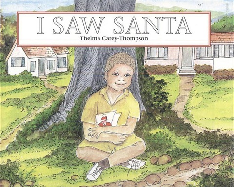 Cover image for book I Saw Santa
