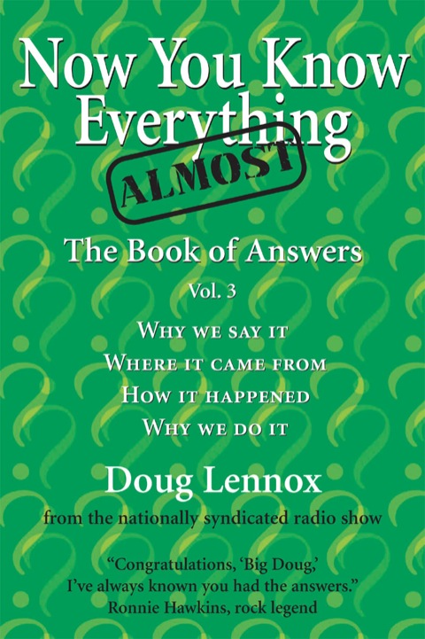 Cover image for book Now You Know Almost Everything