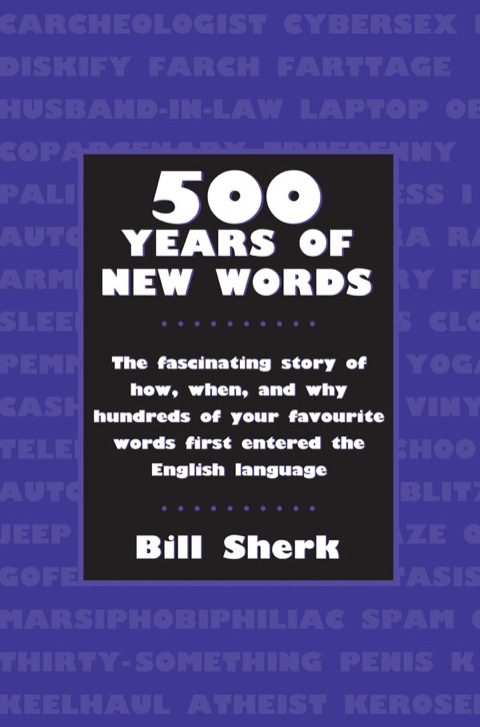 Cover image for book 500 Years of New Words
