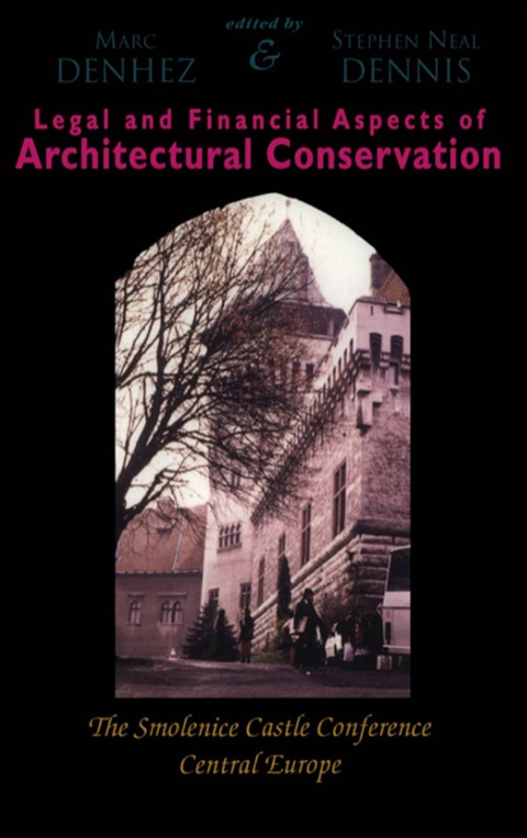 Cover image for book Legal & Financial Aspects of Architectural Conservation