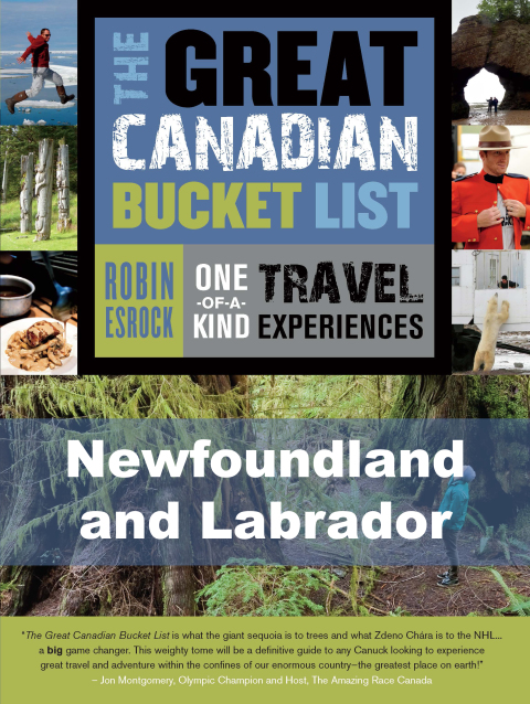 Cover image for book The Great Canadian Bucket List — Newfoundland and Labrador