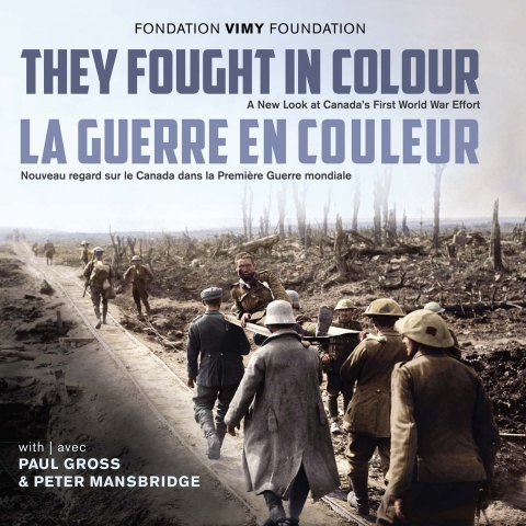 Cover image for book They Fought in Colour / La Guerre en couleur