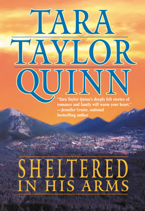 Cover image for book SHELTERED IN HIS ARMS