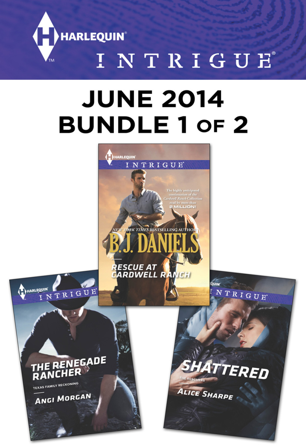 Reflowable Harlequin Intrigue June 2014 - Bundle 1 of 2; $13.31