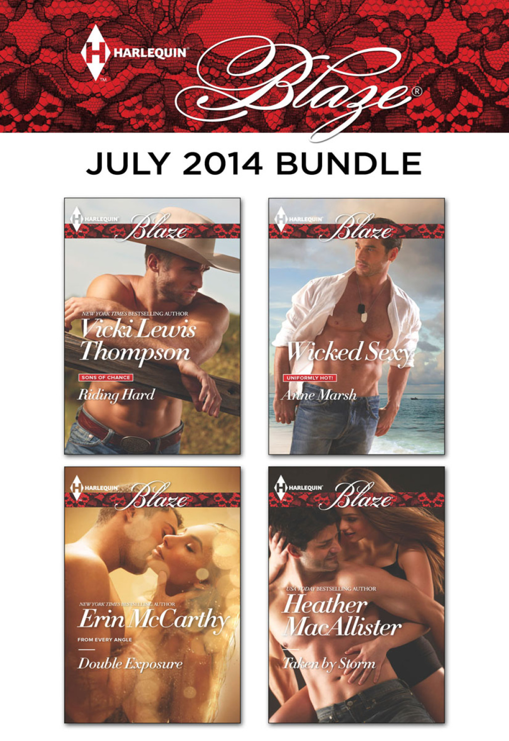 Reflowable Harlequin Blaze July 2014 Bundle; $16.64