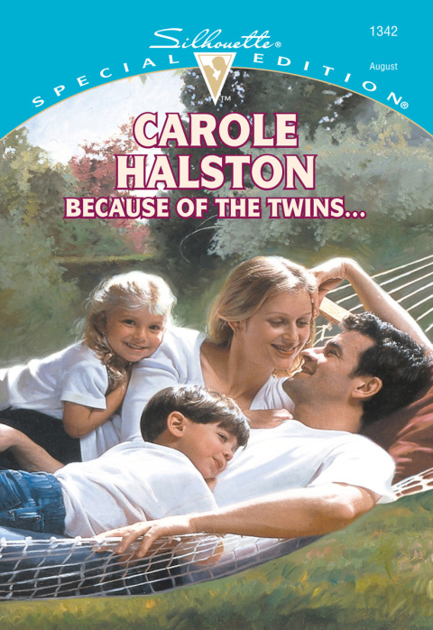 Cover image for book BECAUSE OF THE TWINS...