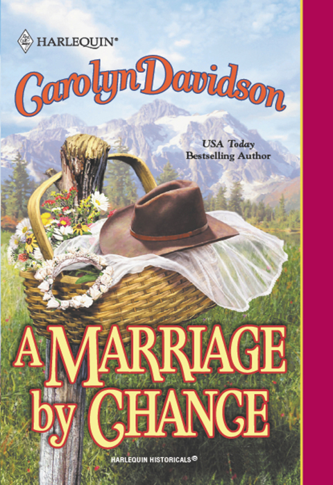 Cover image for book A MARRIAGE BY CHANCE